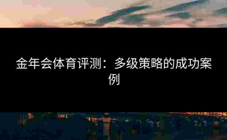 金年会体育评测：多级策略的成功案例